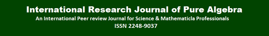 International Research Journal of Pure Algebra (RJPA)